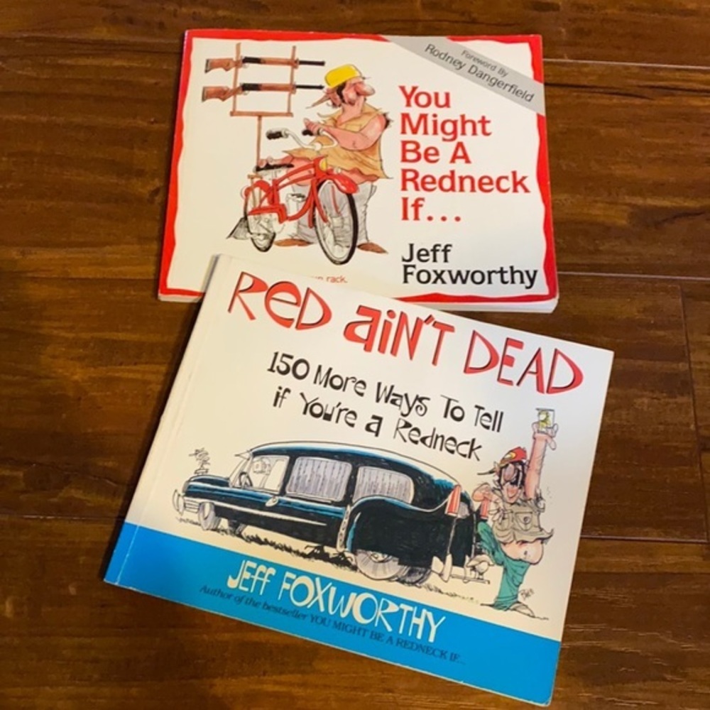 2 Jeff Foxworty “you might‎ be a redneck if…” paperback books
